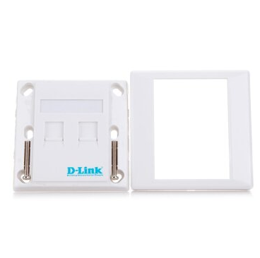 dlink雙口墻上型面板,雙口面板